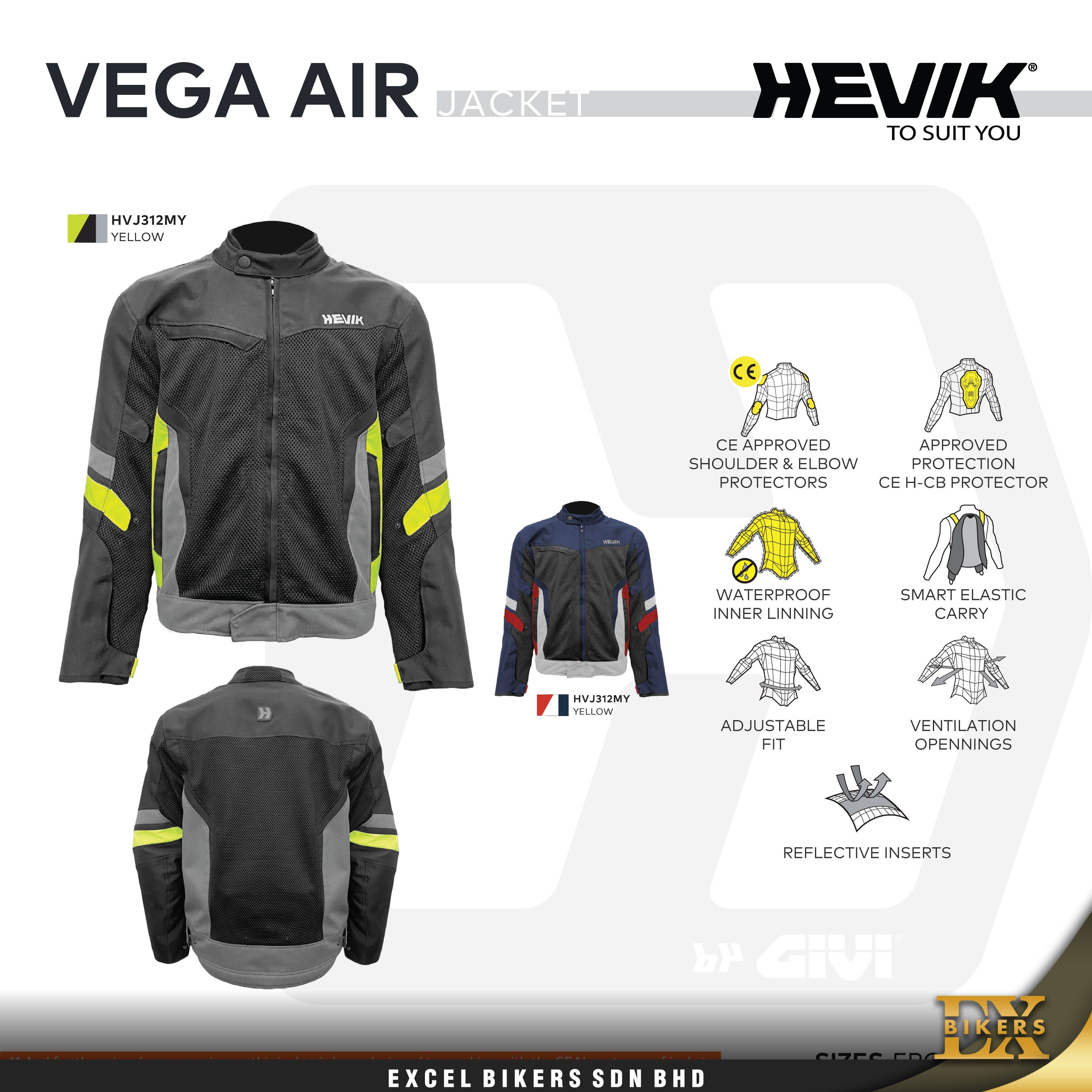 HEVIK JACKET VEGA AIR HVJ312M /MESH RIDING JACKET/ RIDING JACKET