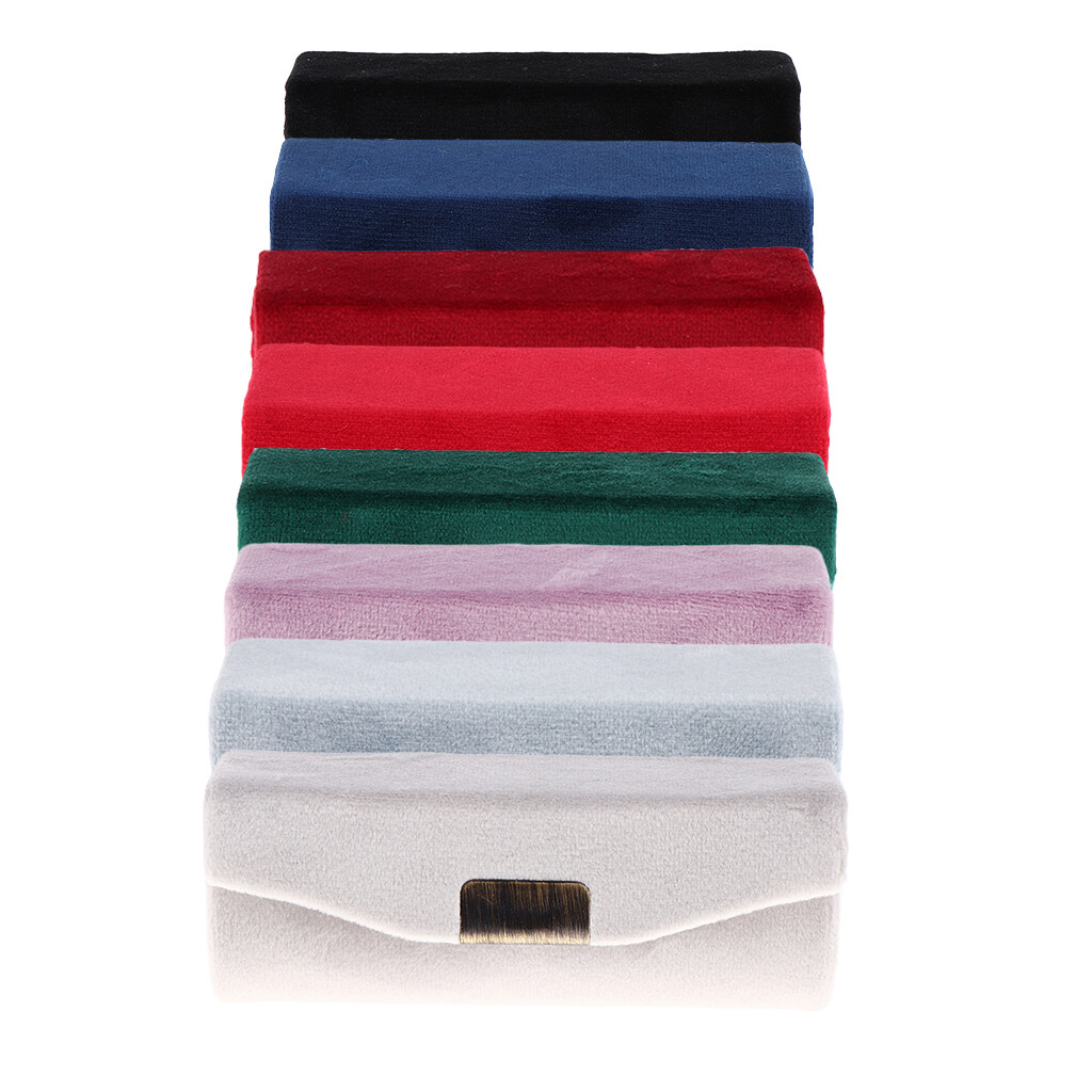 Hộp Đựng Son Môi CUTICATE Velveteen-Túi Tổ Chức Cho Ví-Khay Đựng Son-Bộ Lưu Trữ Mỹ Phẩm Mềm Bền Với Gương