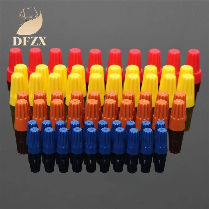 70Pcs Assorted Electrical Wire Twist Connectors Terminals Caps Nut Rotating Kit