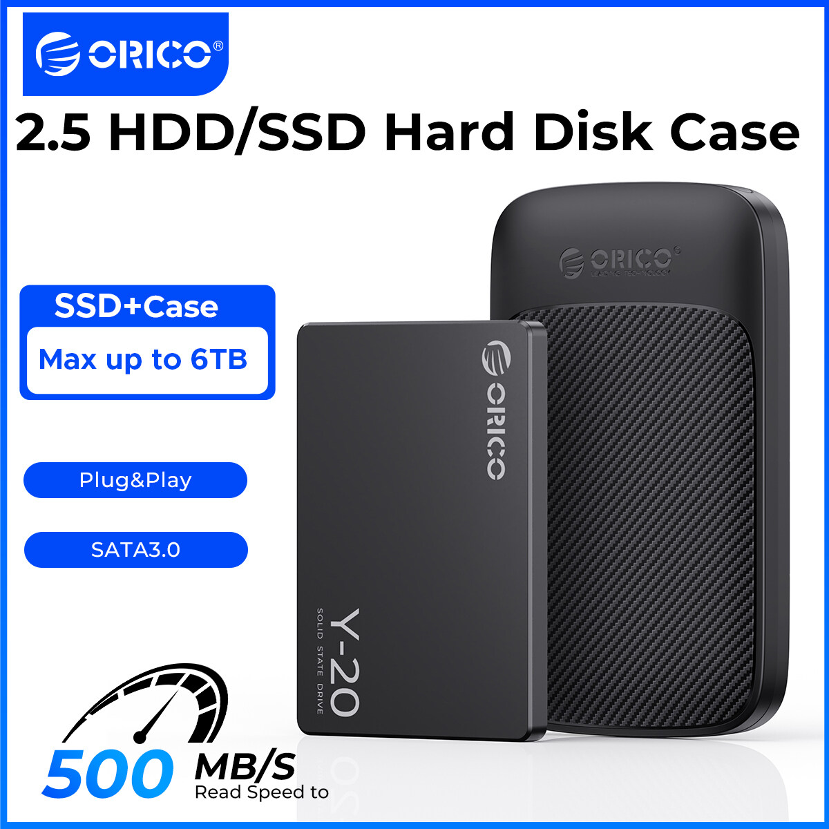 Ốp ORICO HDD, Hộp Đựng Ổ Cứng 2.5 Inch SATA Sang USB 3.0 Ổ Cứng SSD 4TB Miễn Phí 5Gbps Kèm Theo Chế