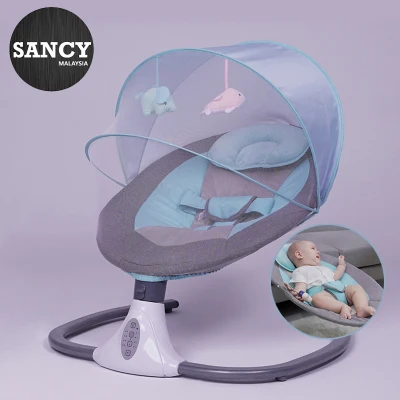 SANCY 4 Speed Baby Electric Rocking Chair Baby Swing Chair With Bluetooth Music And Timer - Fulfilled by SANCY (1)