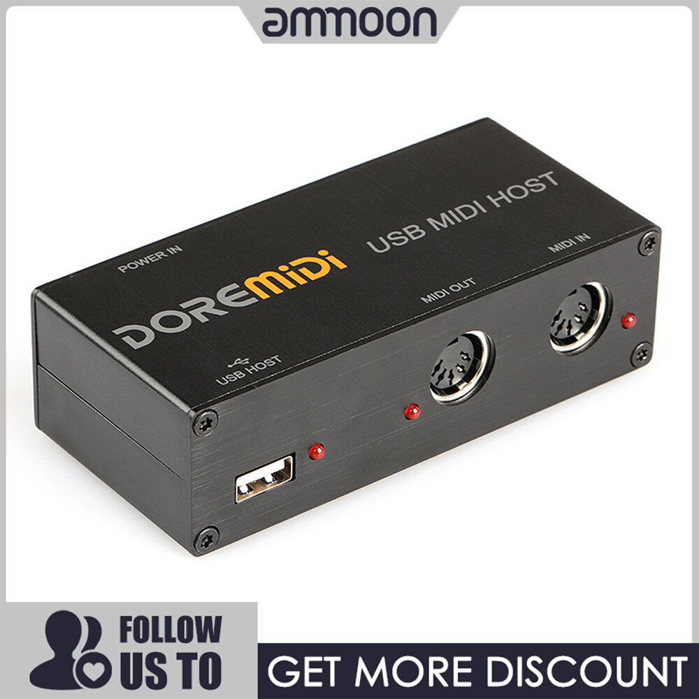 [ammoon]quà bí mật USB to MIDI Host Guitar Effector MIDI Synthesizer MIDI Generator MIDI Interface Devices Electronic Instrument Equipment