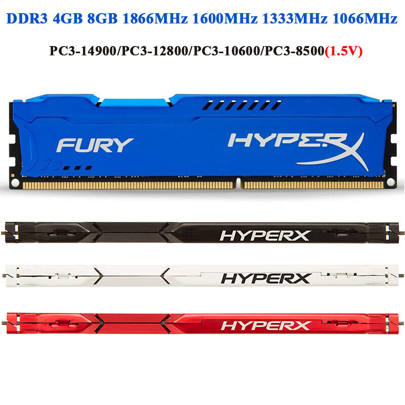Pc3 14900 Hyperx Fury Ddr3 1866mhz Free Shipping】Kingston Hyperx