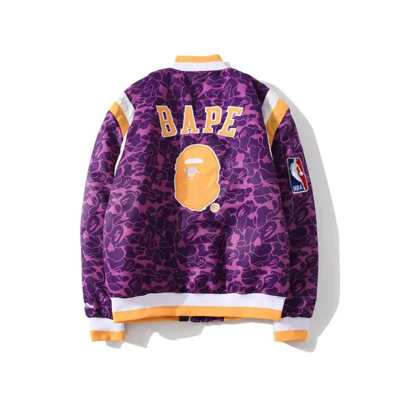 bape lakers jacket