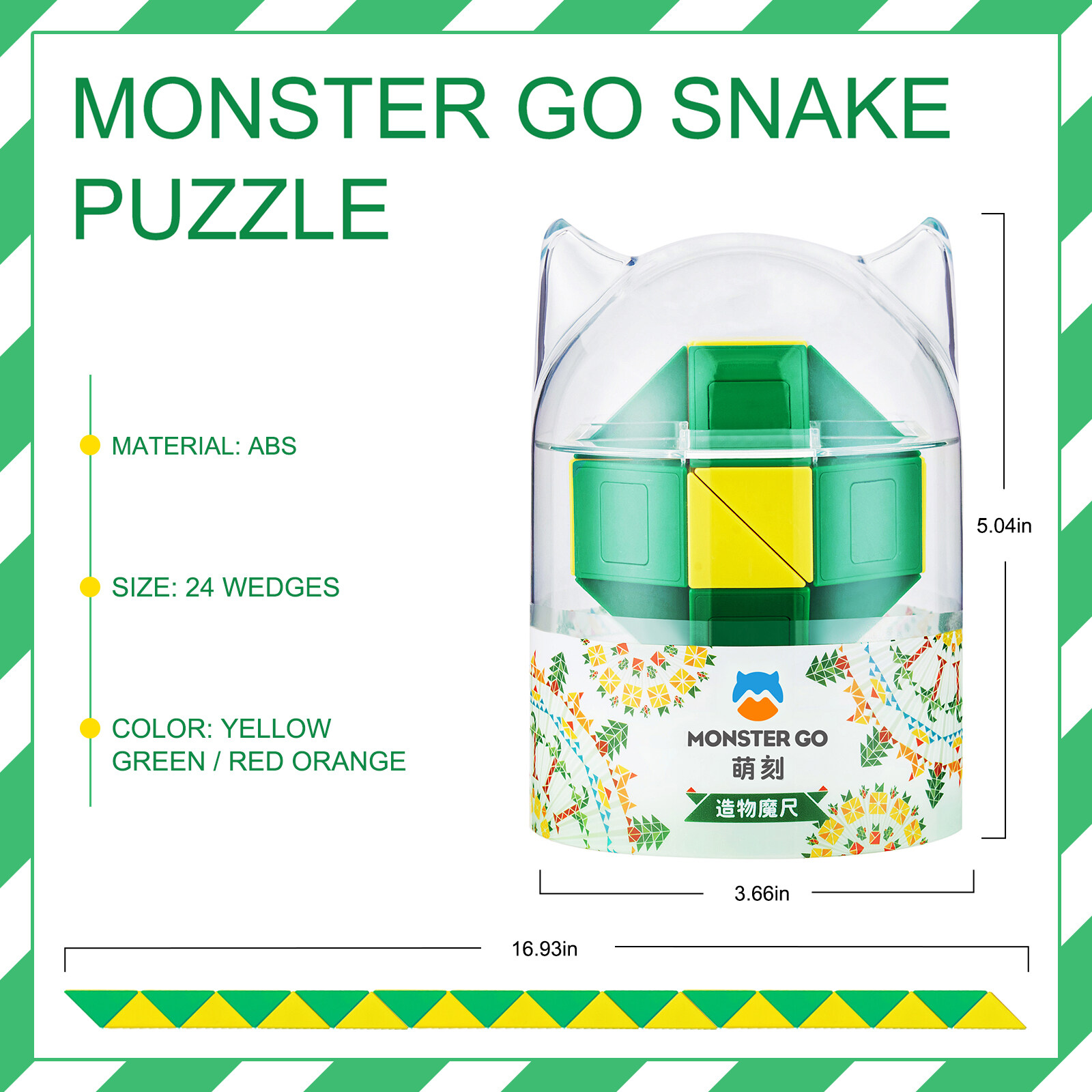 Đồ Chơi Xếp Hình Monster Go Snake, Đồ Chơi Trẻ Em Khối Xây Dựng Cho Bé Trai Và Bé Gái Quà Tặng Đồ Chơi Giáo Dục Lắp Ráp