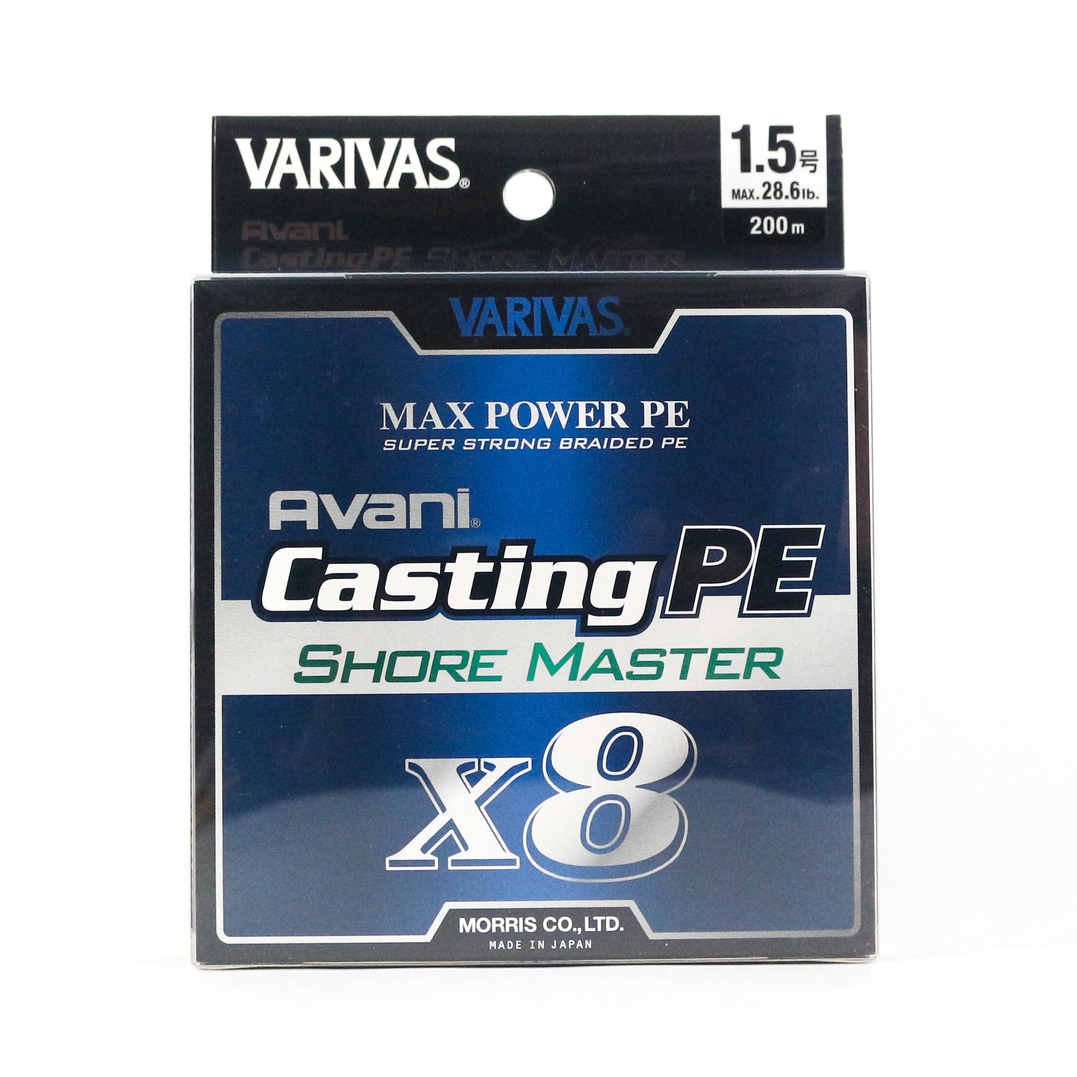 8555 Varivas P.E Line New Avani Max Power Casting X8 300m P.E 1.5 28.6lb 