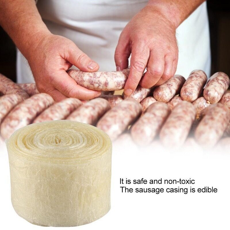 sausage -4m /50mm Pack of 2 Protein casing for steaming or smoking ham 