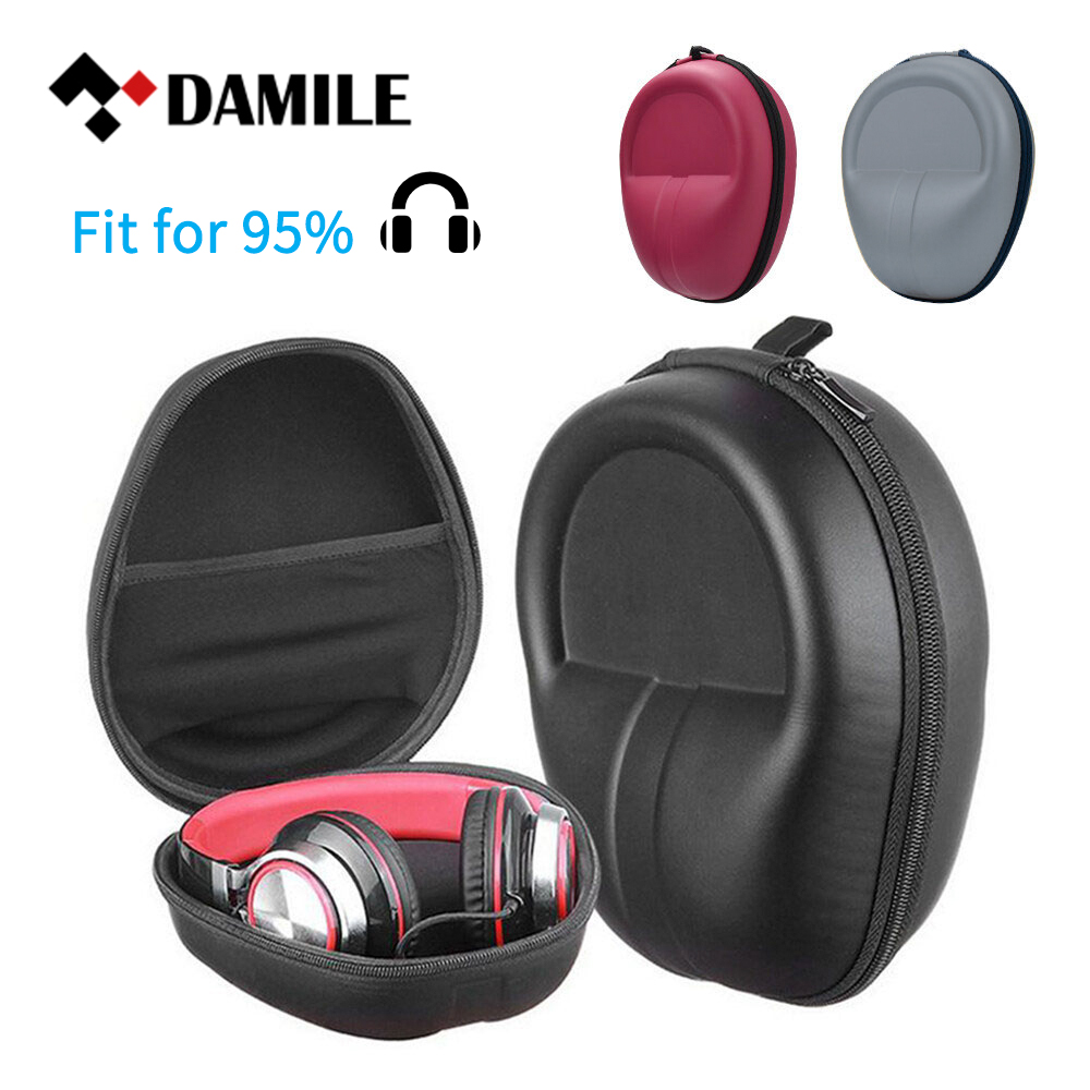 [Hote Selling]DAMILE Headphones Case Carrying Hard Protective Storage Replacement Bluetooth Headset Case Earphone Pouch Headphone Bag Hard shell Protective Large Capacity Earphone Storage Bag S12/S13/ZF302 ราคา 138 บาท*ส่งฟรี