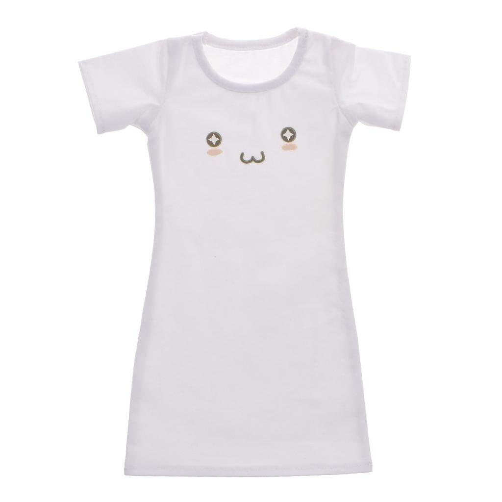 long white t shirt dress