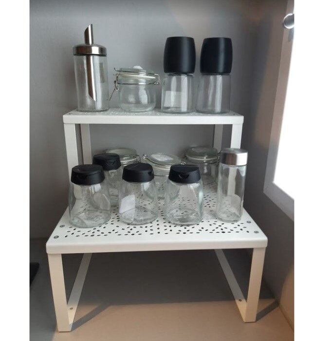 IKEA Kitchen Cabinet Storage Organizer Mug Shelf Space Saver Shelf