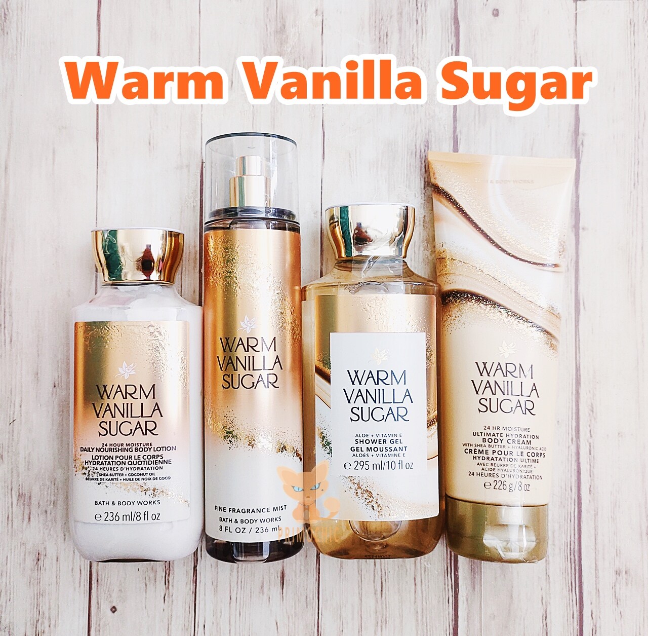 226g Body Lotion Bath & Body Works Body Cream Warm Vanilla Sugar
