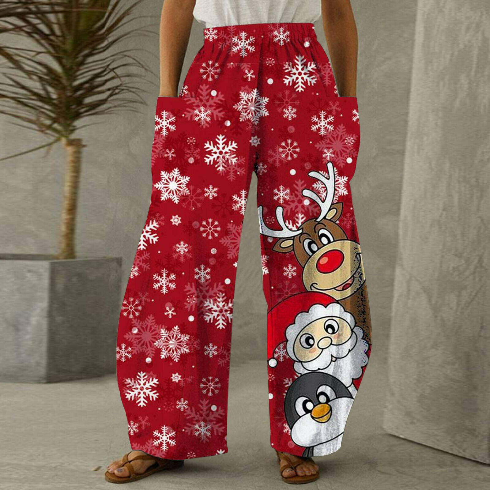 Loose Pants Casual Pants Christmas 