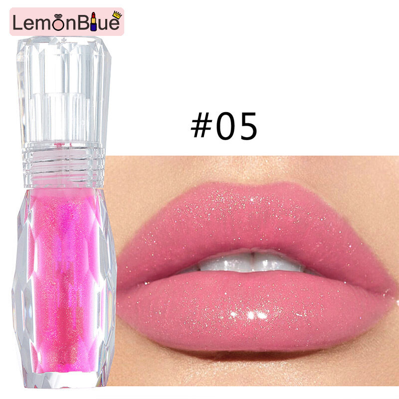 Gambar LemonBlue Lip Natural Mint Abundance Lips Rich Lip Gloss Big Mouth Moisturizing 3D Crystal Jelly Dumpling Lip Gloss