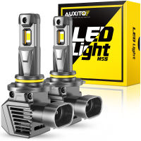 M5S AUXITO 2ชิ้น120W 22000LM H11อัปเกรดความสว่างสูง9012 Led 9006ไฟหน้ารถหลอดไฟ6500K สีขาว