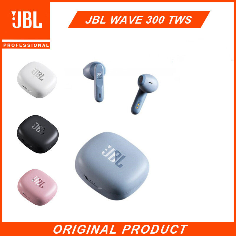  Tai Nghe Bluetooth Nhét Tai Không Dây Chính Hãng JBL Wave 300 TWS Trong Hộp Sạc-Tai Nghe Không Dây Có Mic Và Hộp Đựng Miễn Phí 