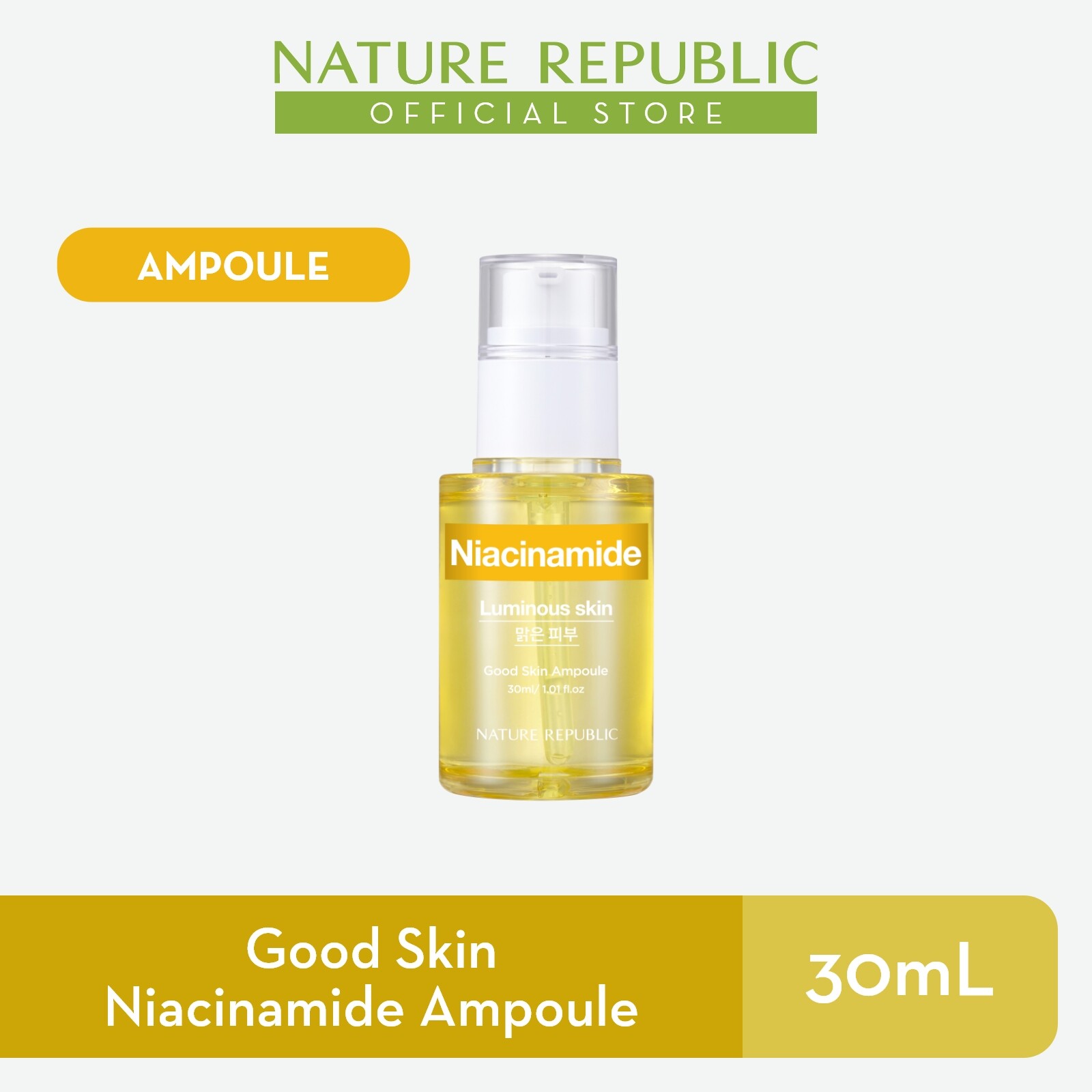 Gambar Nature Republic Good Skin Niacinamide Ampoule   for Normal Skin (30 mL)