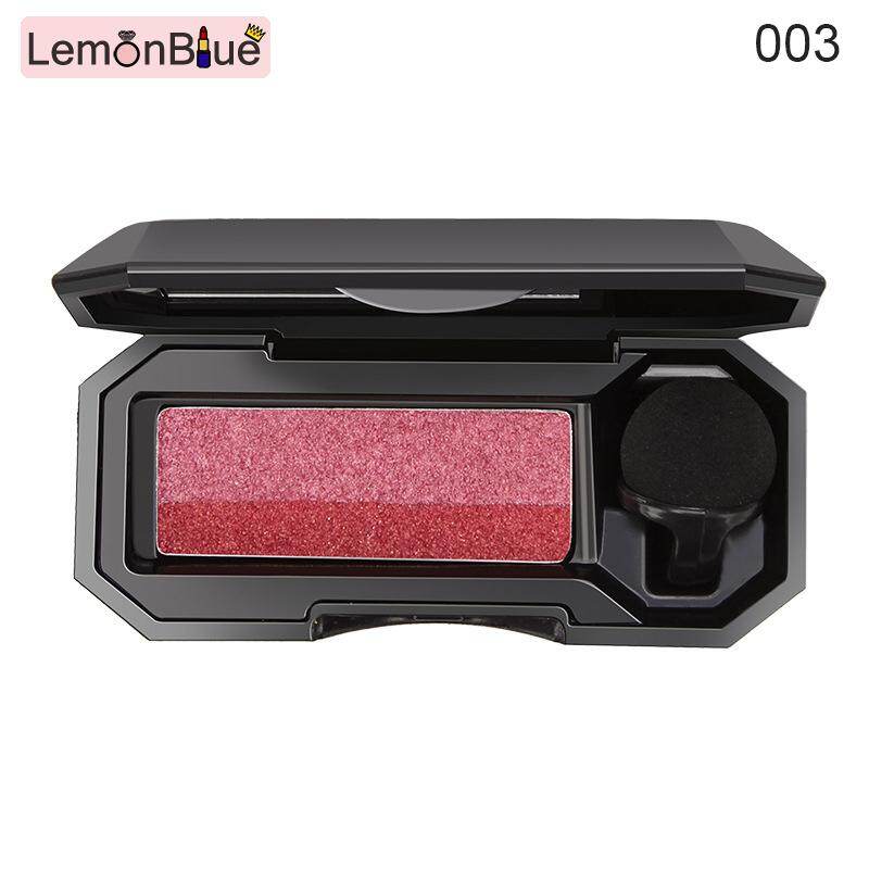Gambar LemonBlue 1 Pcs Women Double Color Eyeshadow Palette Lazy Long Lasting Makeup Cosmetics