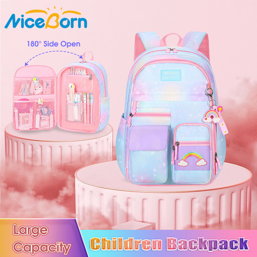 Nieborn Trẻ Em Ba Lô Trẻ Em Của cặp đi học balo học sinh không thấm nước Trẻ Em Trẻ Em dung tích lớn ba lô đi học balo cho trẻ mẫu giáo ba lô đi học cặp sách mẫu giáo cặp đi học túi hoạt hình Cho Trẻ Em Trẻ Em Trẻ Em Trẻ Mới Biết Đi