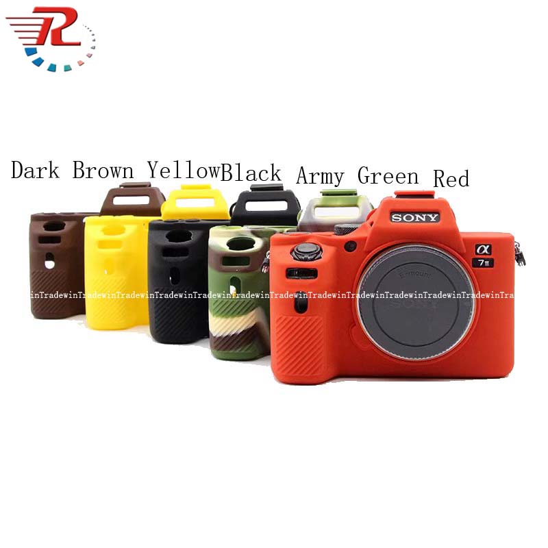 Sony A7m2 cao su Silicone mềm thân máy Bìa trường hợp Đối với Sony A7m2