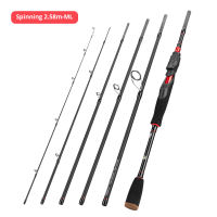 KastKing Brutus 3/4/5/6 section Fishing Rod Carbon Spinning Casting Fishing Rod Travel Rod for Lure Fishing