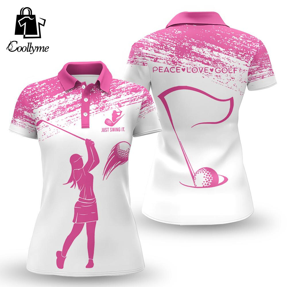 Golf Jerseys Dry Fit Polo Shirts For Women Outdoor Sports Short Sleeve Cycling Tops Casual Shirts Breathable Womens Clothing ราคา 179 บาท*ส่งฟรี