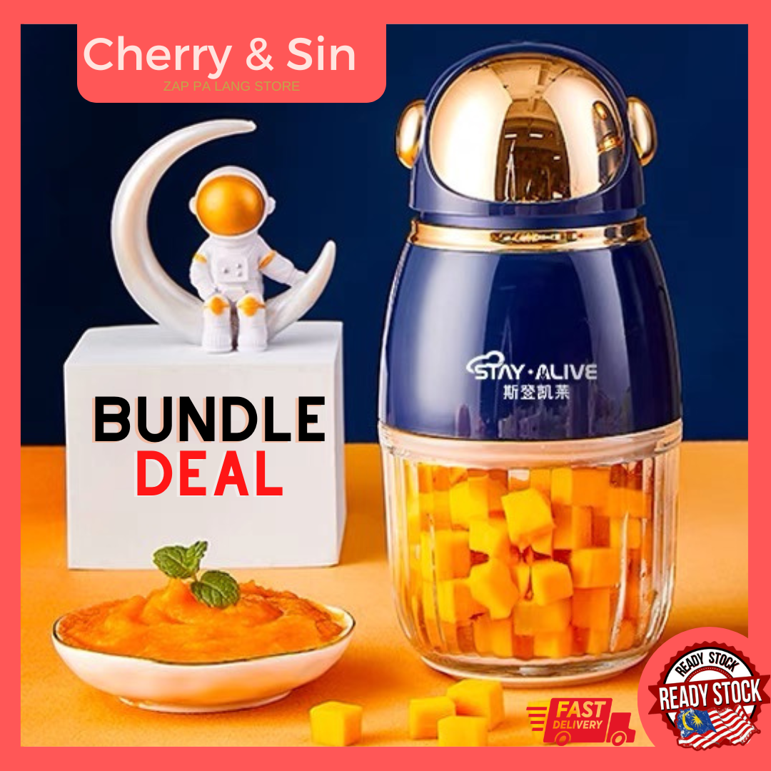 【U&I】PonyBear Blender (💝Warranty+Gifts) Baby Food Processor/Blender Bayi/ Blender for baby puree 小马熊辅食机 Harga 64 Ringgit*Penghantaran Percuma