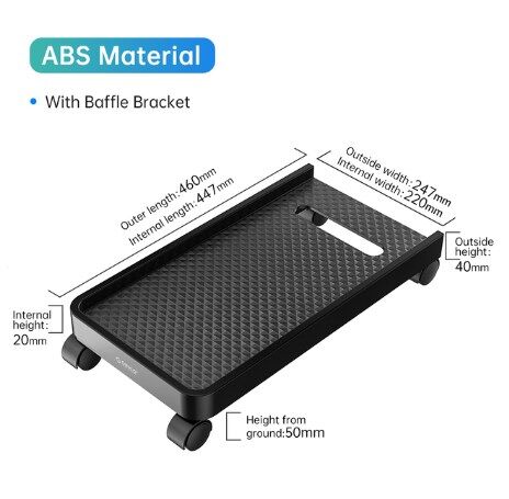 ORICO Giá Đỡ CPU Máy Tính ABS Có Bánh Xe Cho Vỏ Máy Tính Giá Đỡ CPU Chống Nước Cho Tháp PC