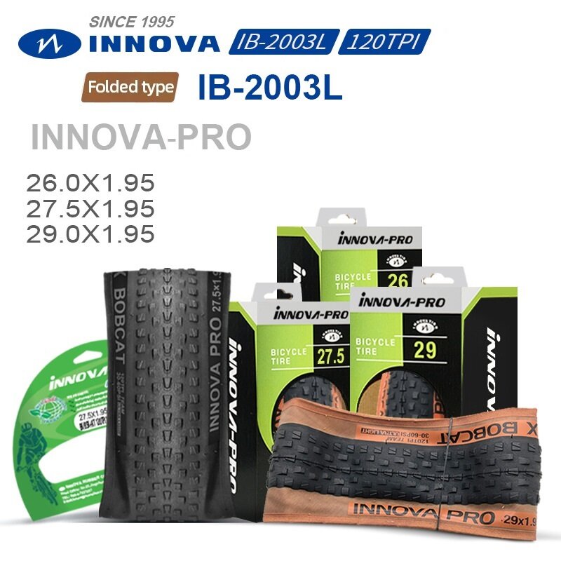 Innova xe đạp mtb gấp lốp 26 "/27.5"/29 "x 1.95 120tpi kevlar chống đâm thủng xe đạp leo núi lốp xe đua siêu nhẹ gấp