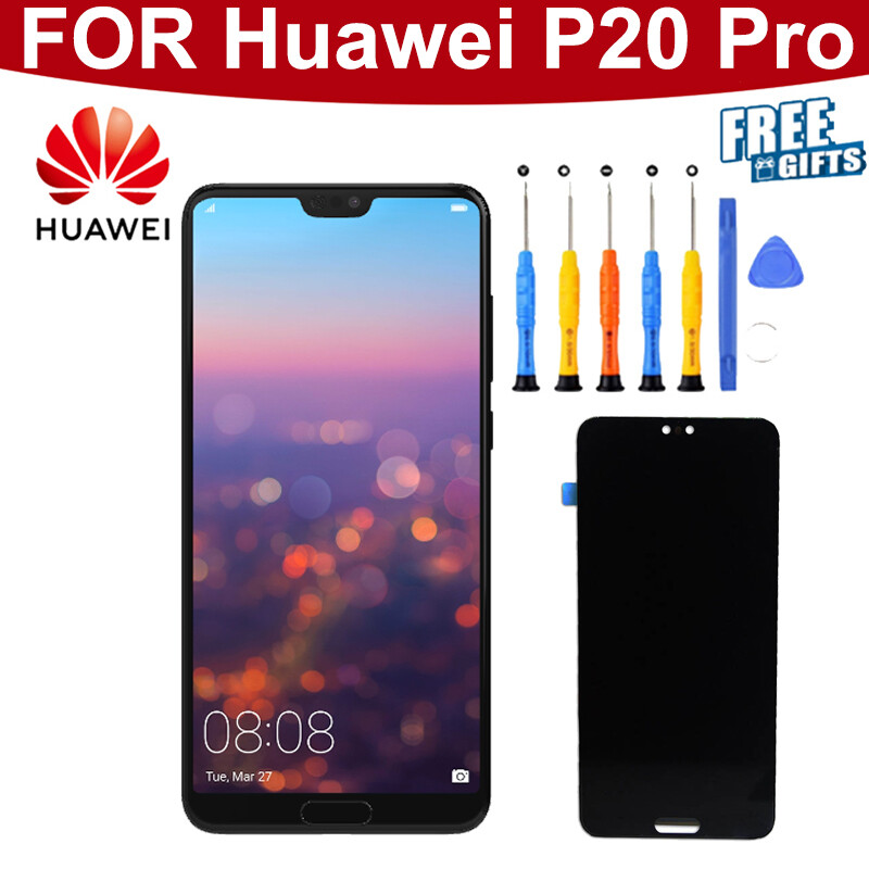 Lcd cho huawei p20 pro màn hình lcd bộ linh kiện số của màn hình cảm ứng thay thế cho huawei p20 cộng với lcd clt-al01 clt-l29 clt-l09