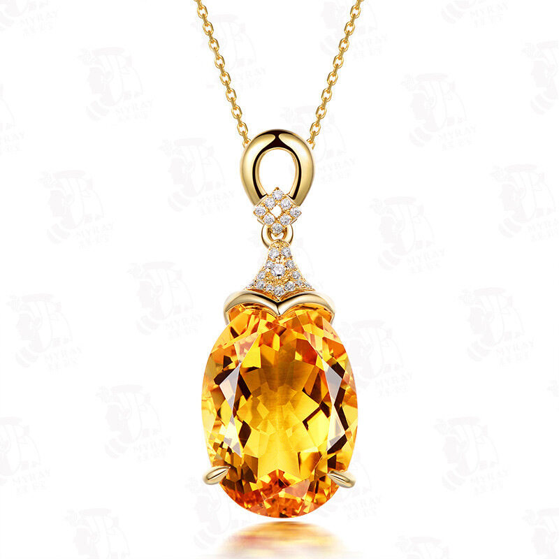 citrine pendant