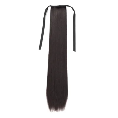 45cm/60cm/75cm/85cm Fashion Women Long Straight Drawstring Synthetic Hair Clip In High Ponytail Extension Hairpiece (16)