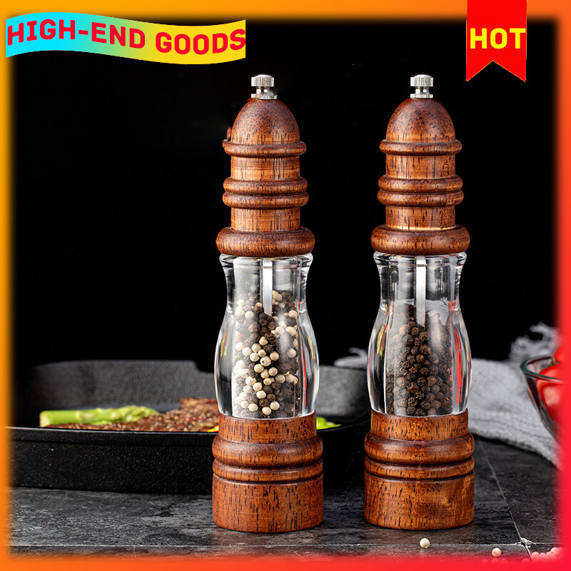 Gambar Freshly Ground Pepper Grinder Household Manual Crushed Sea Salt Pepper Grinder