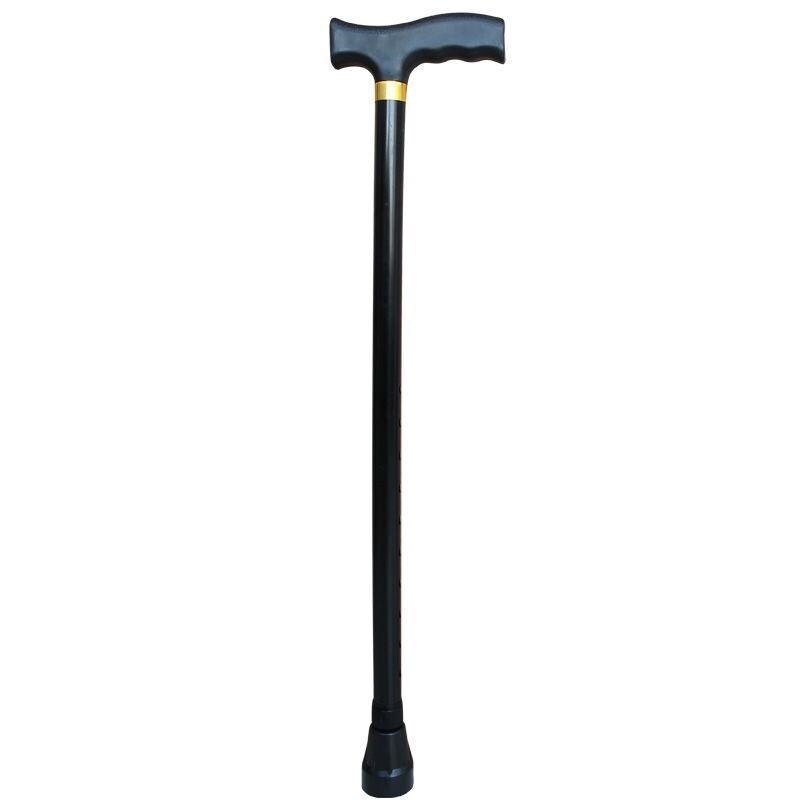 Gambar Outdoor old man the elderly aluminium alloy skid telescopic single throw crutches sticks cane cane ultra light stick