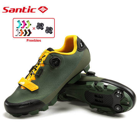 Santic MTB Cycling Shoes, Breathable, SPD Compatible, Anti-Skid Sneakers