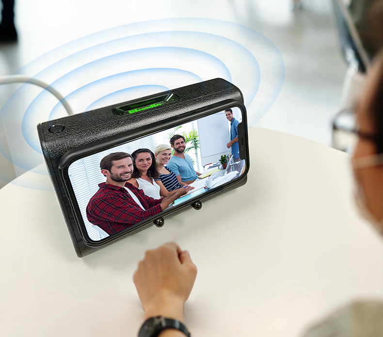 you can also put your phone in a horizontal way
