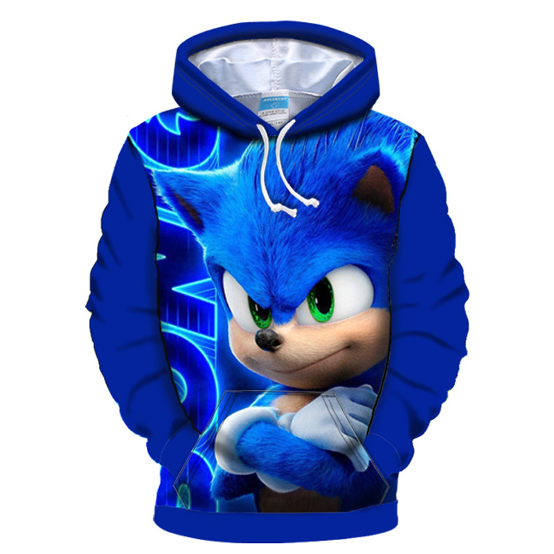 Sonic the Hedgehog Boys 3D Hoodie Girls 