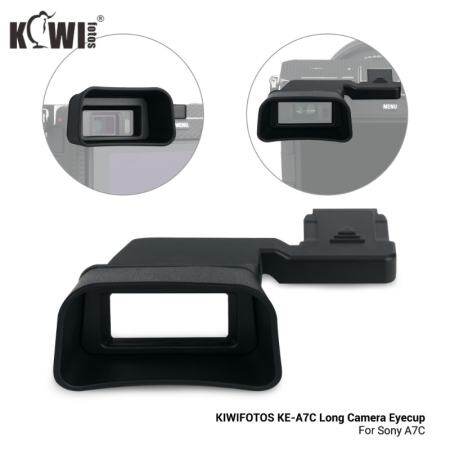 Kiwifotos A7C Camera Eyecup with Hot Shoe Cap, Sony