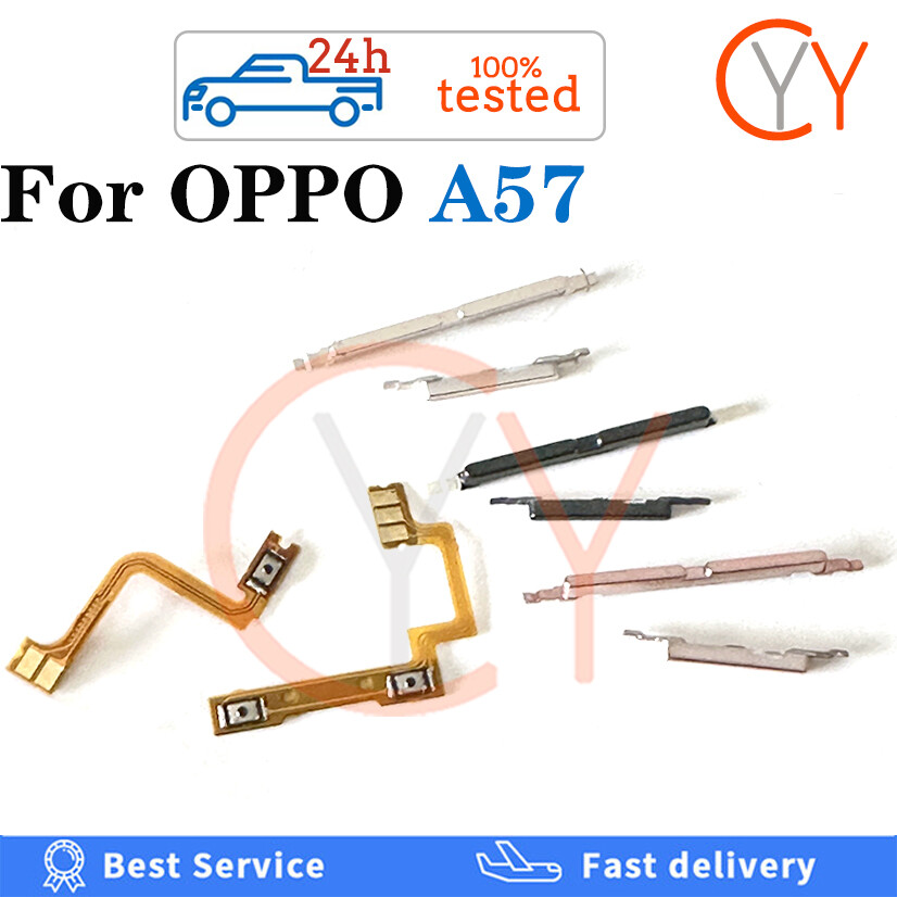 Nút âm lượng công tắc điện nút nguồn Cáp dẻo cho OPPO A57 2016 cáp phụ tùng thay thế