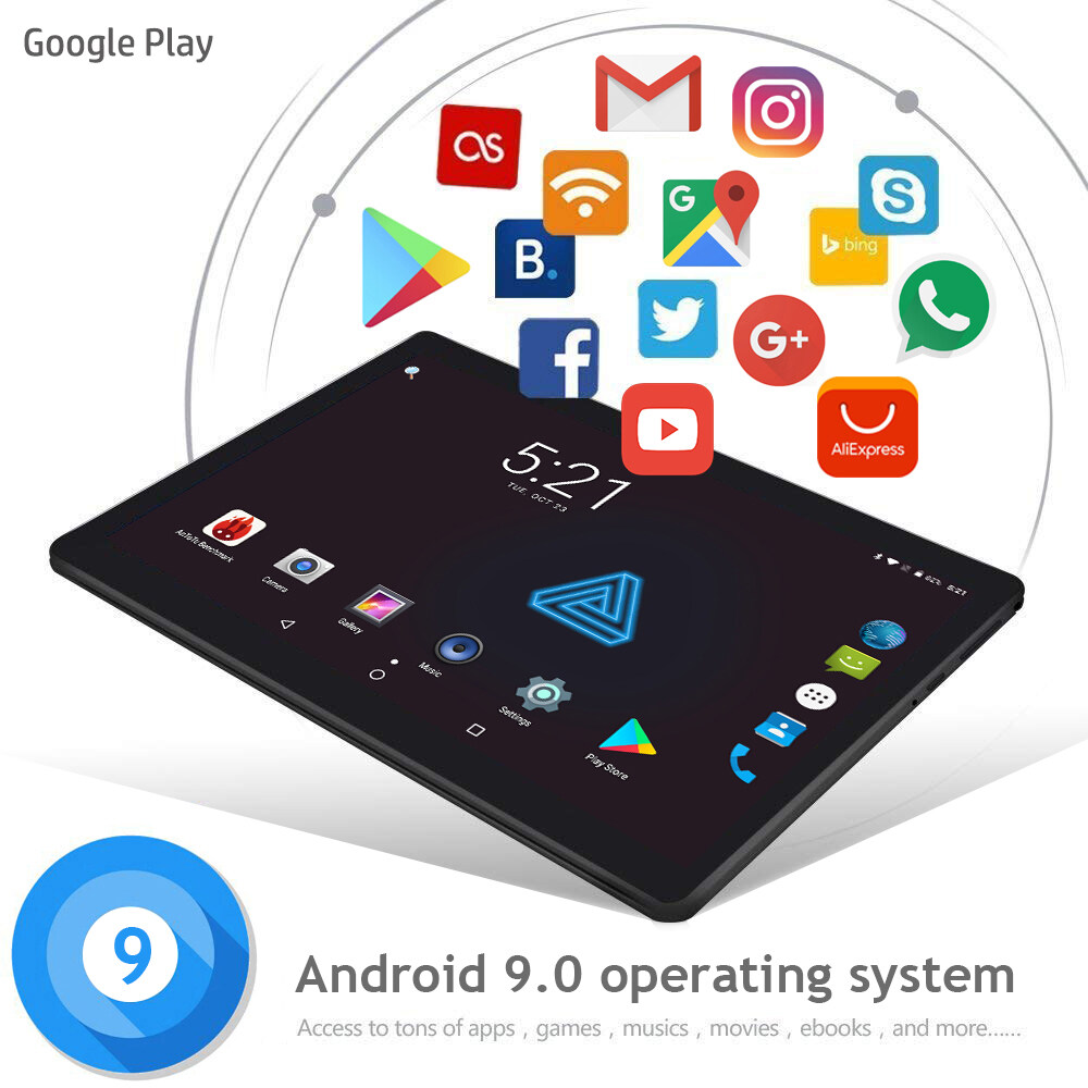 Máy Tính Bảng SC9863A Octa Core Máy Tính Bảng 10 Inch Hệ Điều Hành Android