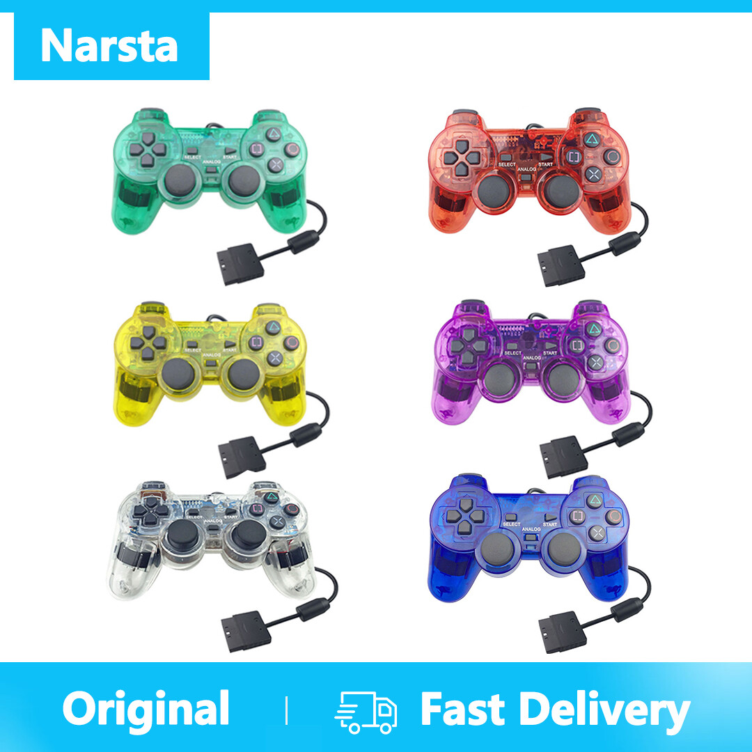 Tay cầm chơi game có dây narsta cho tay cầm ps2, dành cho cần điều khiển mando ps2/ps2 cho playstation 2 rung sốc joypad có dây controle