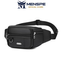 MENSPE Fashion Waist Bag Mens Beltbag Chest Bag Waterproof Sports Bag Large Capacity Casual Bag Messenger Bag Outdoor Fitness Bag Travel Bag Business Bag