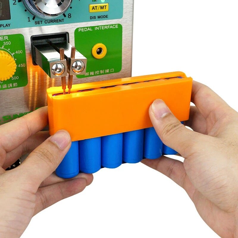 Bộ phận hàn điểm 18650 cố định hàn điểm hai mặt một hàng cố định để hàn
