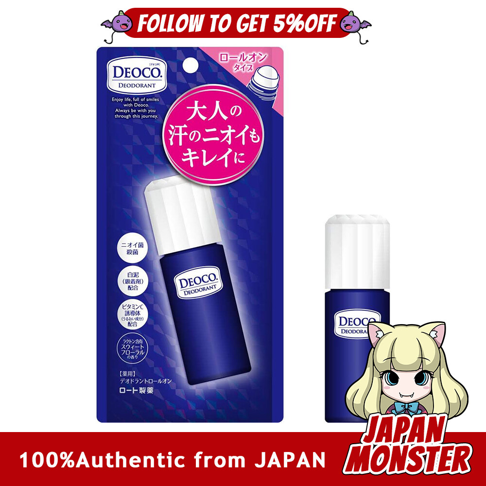 Rohto Deoko medicated deodorant roll-on 30ml lactone containing sweet floral scent