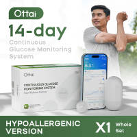 Ottai Comfort Version CGM Continuous Glucose Monitoring System Blood Glucose Monitoring One Set for 14 Days