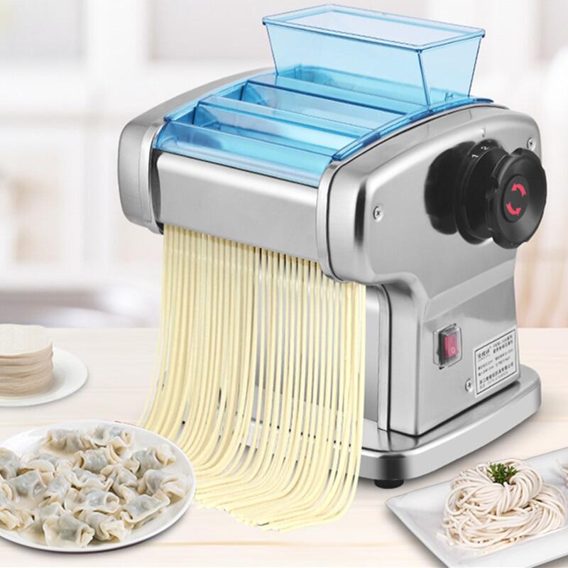 Gambar Electric Noodle Machine Pasta Noodle Maker Machine Commercial Household Stainless Steel Noodle Press Spaghetti Machine