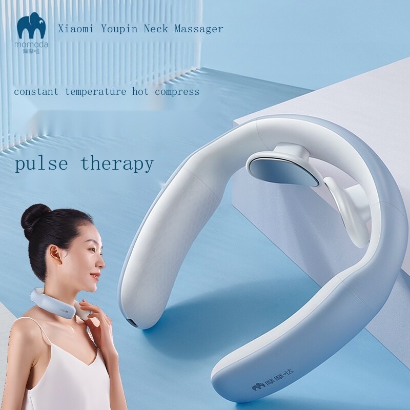 Gambar 9ZhouGZ Millet have tasted cervical neck massager neck massager neck smart hot compress neck guard gauge Chinese valentine s day gift box