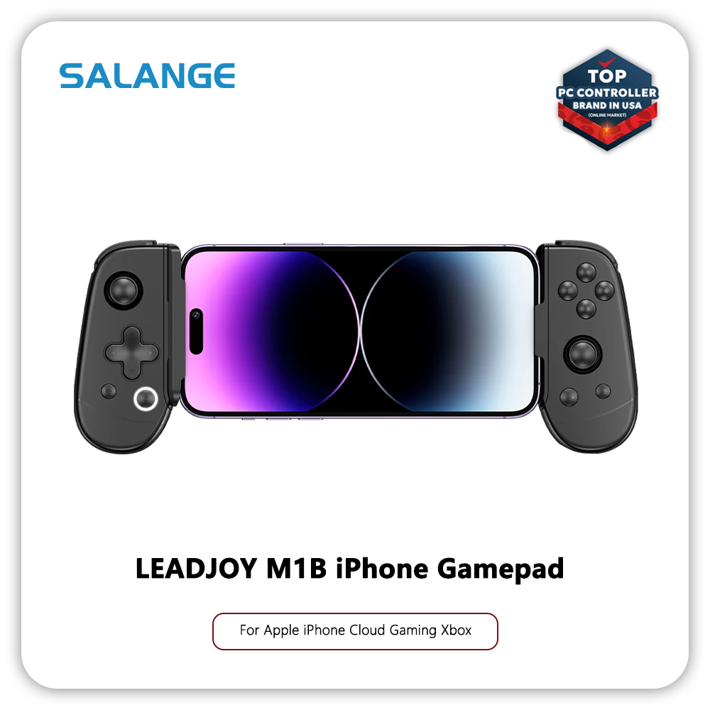 Salange LeadJoy M1B /M1C Gamepad iOS Gaming Controller Joystick for iPhone, Xcloud , GeForceNOW, Genshin Impact, Xbox Game Pass ราคา 1,346 บาท*ส่งฟรี