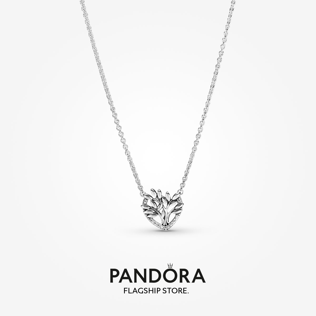 Pandora Domed Golden Heart Collier 