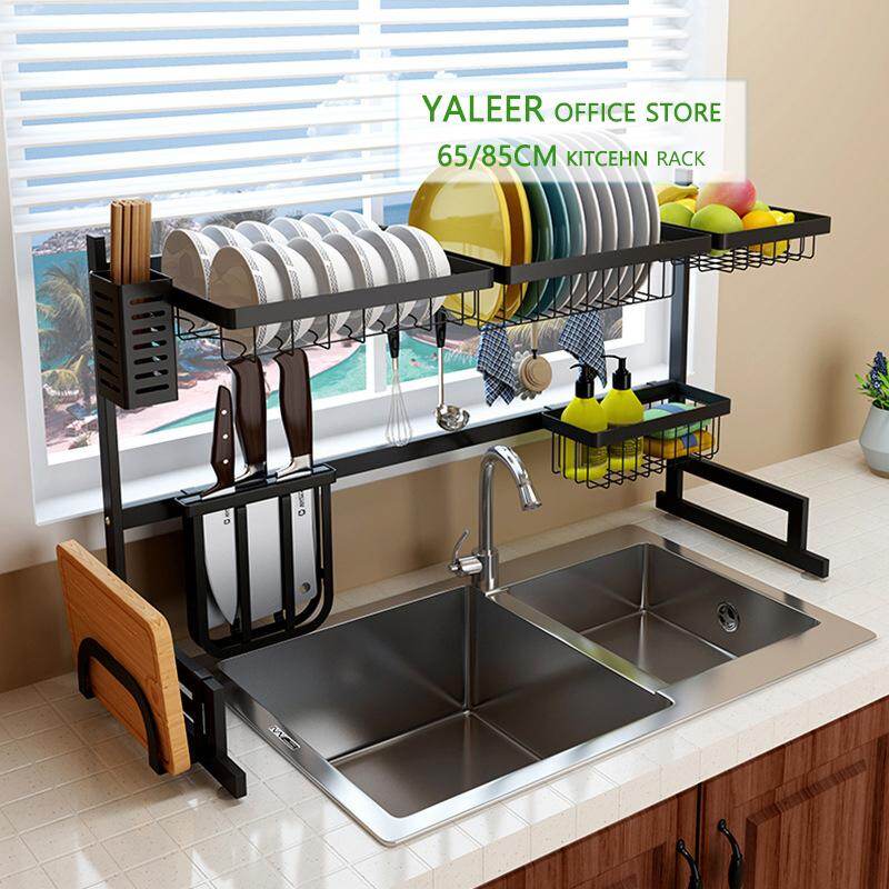12 12 Yaleer Over Sink Dish Drying Rack Large Dish Drainers For