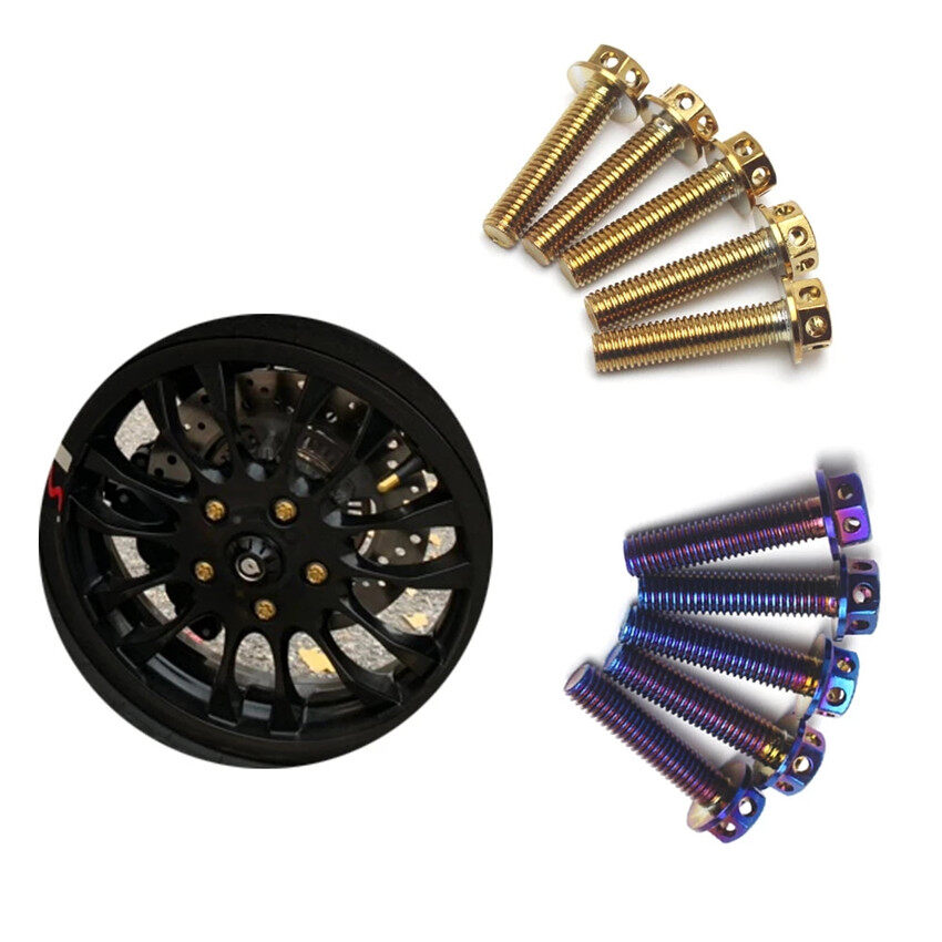 New 5pcs Titanium M8 Wheel Lug bolt screw for vespa Sprint 125 GTS 300 GTV300 Giá 259,321 Đồng*Miễn phí vận chuyển